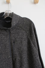 Eddie Bauer Gray Heathered Fleece Lined Sweatshirt | 2XL