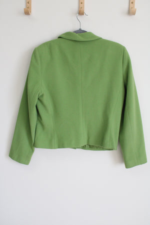 Harve Benard Wool Blend Green Jacket | 12