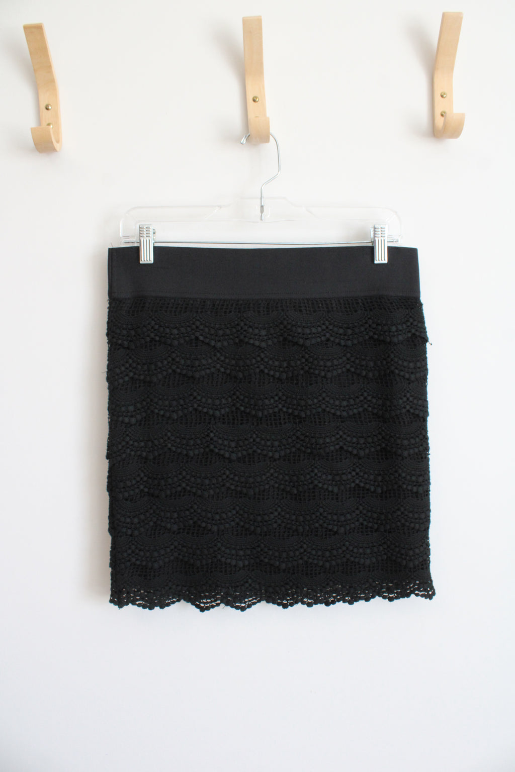Maurices Black Lace Shirt | S