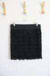 Maurices Black Lace Shirt | S