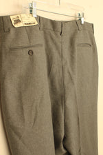 NEW Sears Roebuck Gray Knit Dress Pants | Size 42 x 32