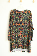 J. Jill Black Floral Tunic | 3X