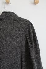 Eddie Bauer Gray Heathered Fleece Lined Sweatshirt | 2XL