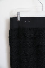 Maurices Black Lace Shirt | S