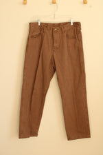 Legendary Gold Light Brown Relaxed Fit Denim Pants | 36 x 30