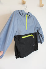 Osh Kosh B'Gosh Blue Black Color Blocked Windbreaker Jacket | 4T