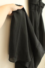 Michelangelo Floor Length Black Formal Dress | 4