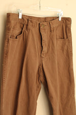 Legendary Gold Light Brown Relaxed Fit Denim Pants | 36 x 30