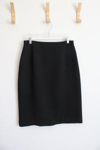 Emma James Stain Resistant Black Business Skirt | 12