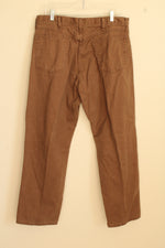 Legendary Gold Light Brown Relaxed Fit Denim Pants | 36 x 30