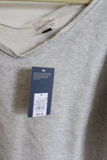 NEW Universal Threads Light Gray Off-The-Shoulder Sweatshirt | S