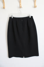 Emma James Stain Resistant Black Business Skirt | 12
