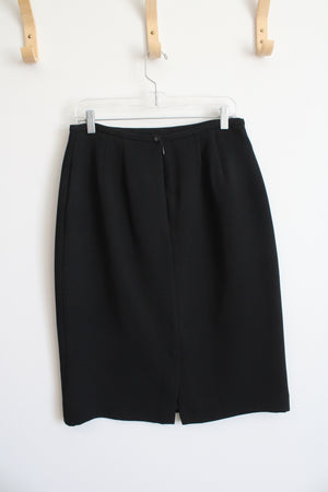 Emma James Stain Resistant Black Business Skirt | 12
