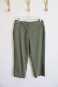 Larry Levine Stretch Green Dress Pants | 6