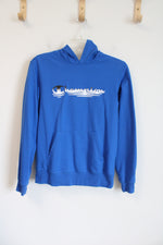 Champion Cobalt Blue Logo Hoodie | Youth XL (16)