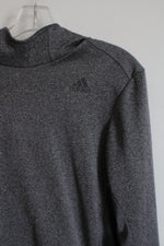 Adidas Energy Running Climalite Gray Fleece Lined Hoodie | S
