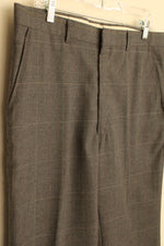 Eagle Gray with Green and Red Plaid Dress Pants | 36 x 29