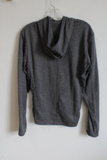 Adidas Energy Running Climalite Gray Fleece Lined Hoodie | S