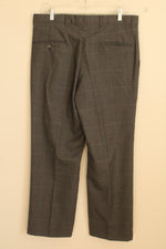 Eagle Gray with Green and Red Plaid Dress Pants | 36 x 29