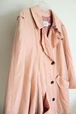 Coach Peach Trench Coat | XL