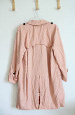 Coach Peach Trench Coat | XL