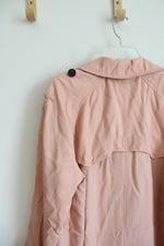Coach Peach Trench Coat | XL