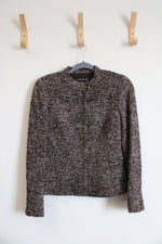 Jones New York Brown & White Tweed Jacket | 2