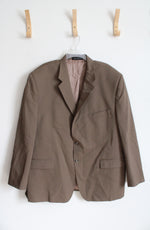Chaps Brown Wool Blazer | 48R