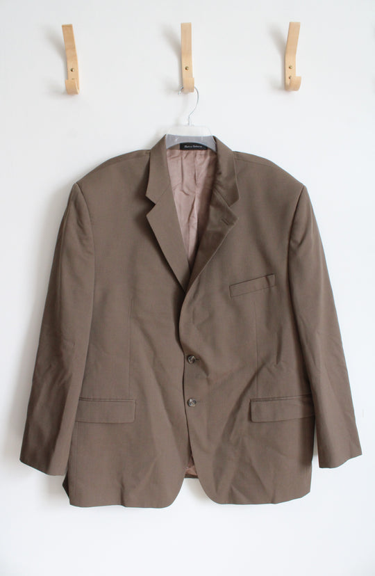 Chaps Brown Wool Blazer | 48R