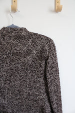 Jones New York Brown & White Tweed Jacket | 2