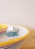 Pfaltzgraff Flourish Chip & Dip Tray Set