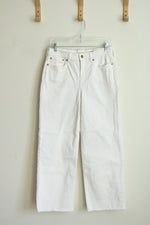 J. Crew White '96 Slim Wide Jeans | 26