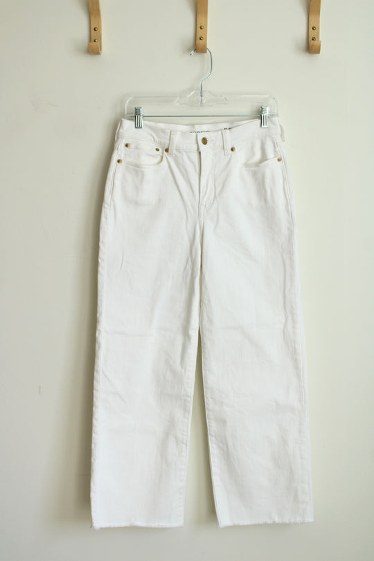 J. Crew White '96 Slim Wide Jeans | 26