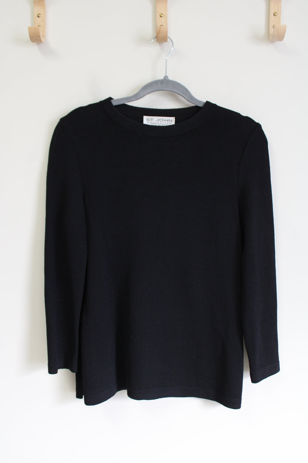 St. John Collection By Marie Gray Black Knit Sweater | 2