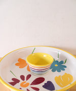 Pfaltzgraff Flourish Chip & Dip Tray Set