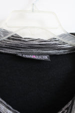 The Pyramid Collection Black Knit Tunic Dress | L