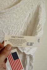 NEW Snowskins White Textured Dress | L