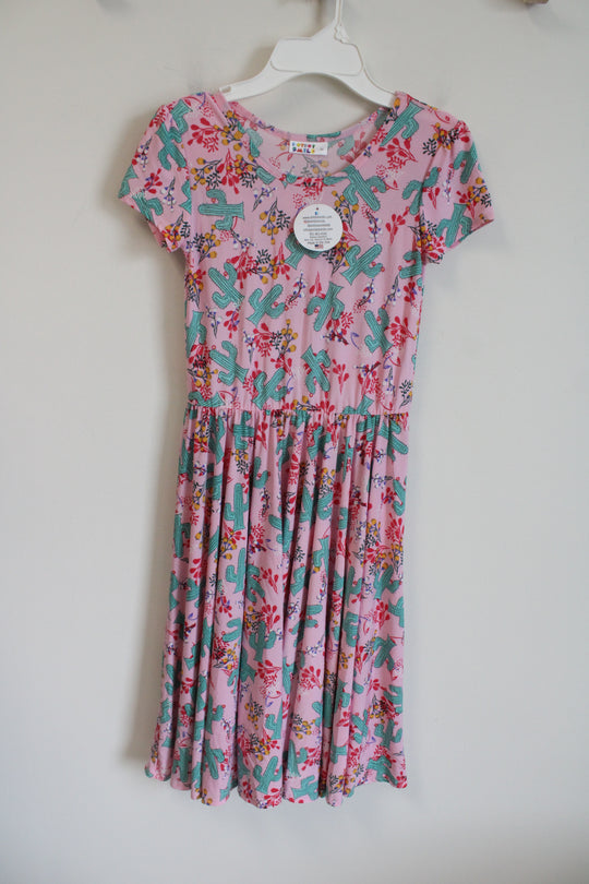 NEW DotDot Smile Pink Cactus Print Dress | 11