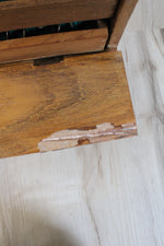 Vintage Thai Etched Bronze & Wood Flatware Set | Set Of 142