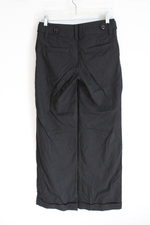 H&M Black Straight Leg Chino Pants | 4
