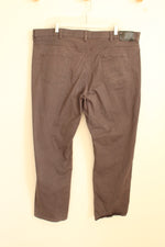 English Laundry Gray Relaxed Fit Elastic Waistband Pants | 42 x 32