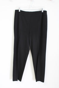 Talbots Classic Side Zip Slim Black Pant | 8