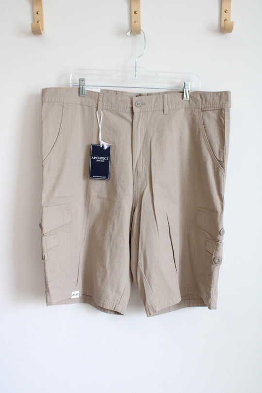 NEW Architect Tan Cargo Shorts | 40