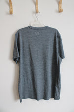 Under Armour Gray Heathered Logo Shirt | XL