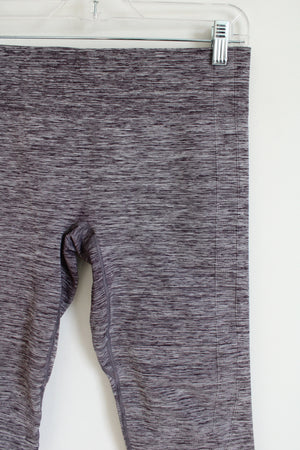 Under Armour Purple Heathered Capri Legging | L