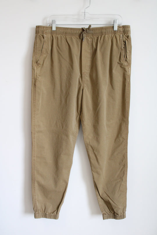 American Eagle Flex Bron Jogger Khaki Pants | L