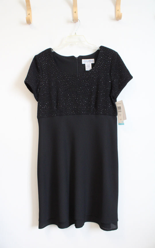 NEW Jessica Howard Black Sequined Dress | 16