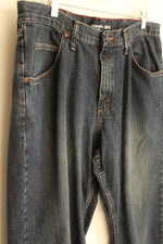 Wrangler Dark Wash Relaxed Fit Jeans | 36 x 30