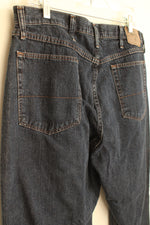 Wrangler Dark Wash Relaxed Fit Jeans | 36 x 30