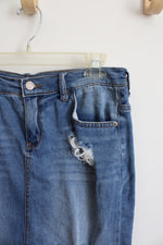 Soho Denim Ripped Skirt | 0